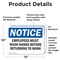 Signmission Safety Culture Sign, 14 in Width, Vinyl Decal, Rectangle OS-2PACK-NS-D-1014-L-11968 - alternate 2